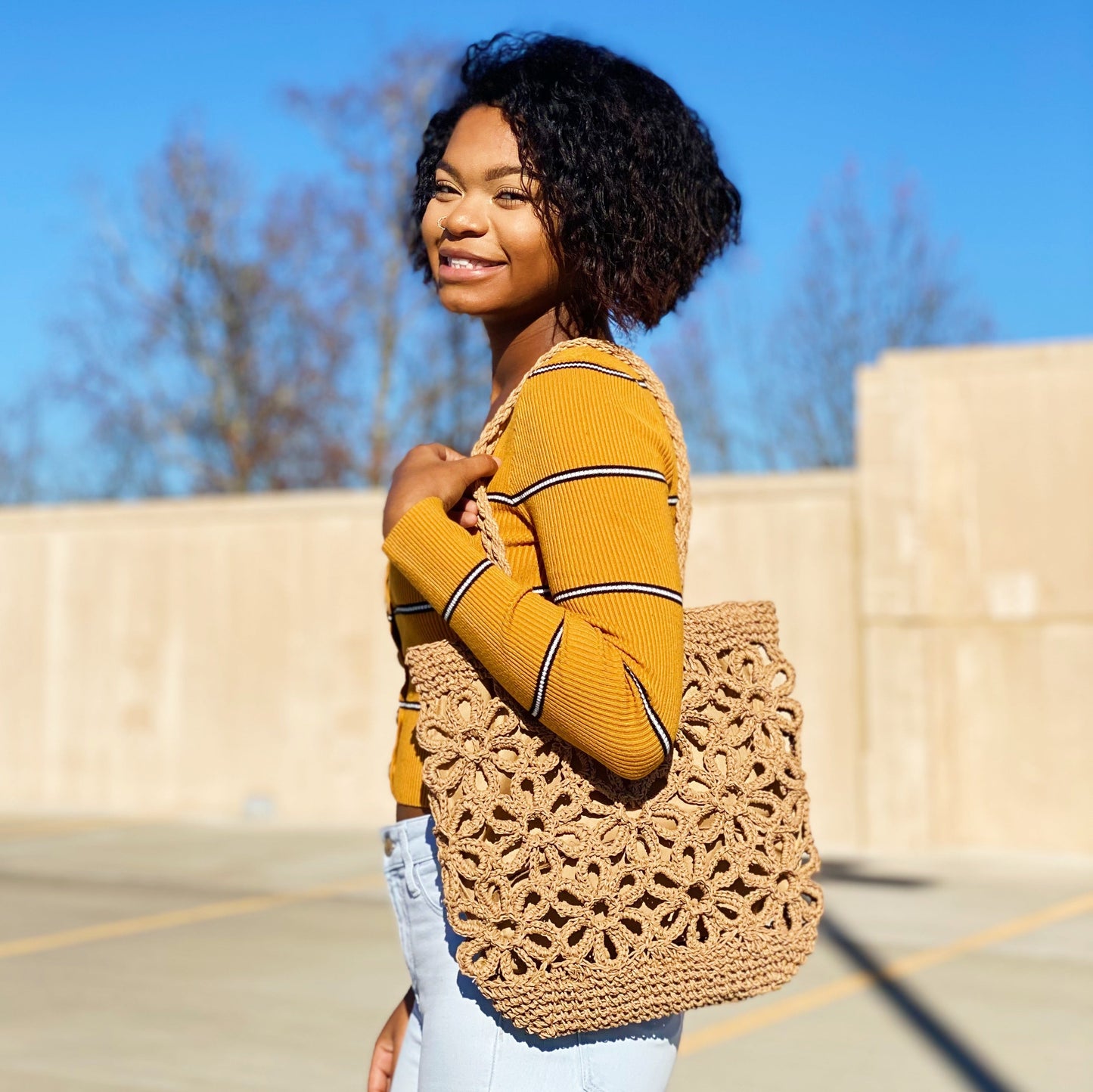 Summer Solstice Crochet Tote