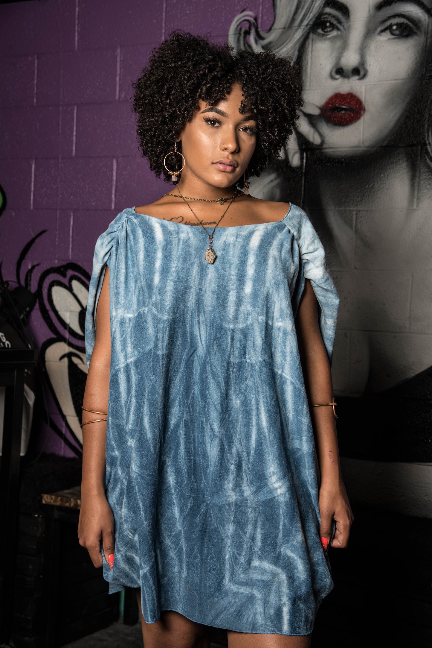 Indigo Night Dress