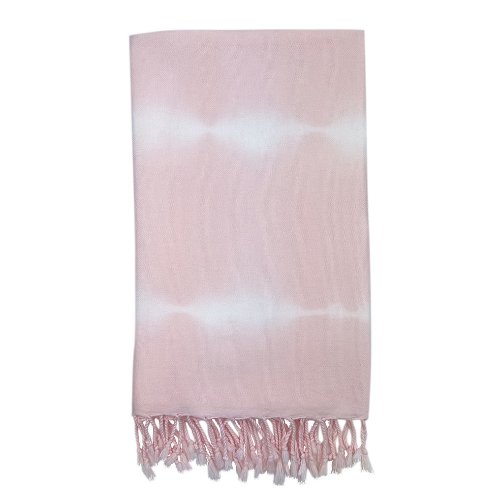 Turkish Beach Towel - Blush Tie Dye