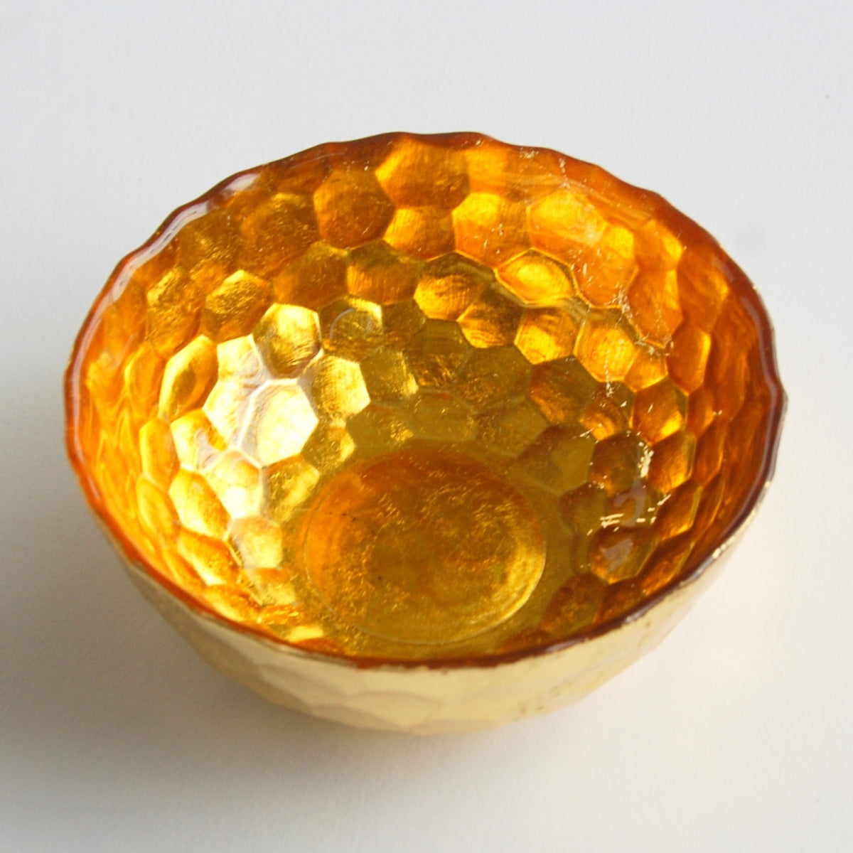 Shimmer Hive Bowl - 6" Amber/Gold Multipurpose