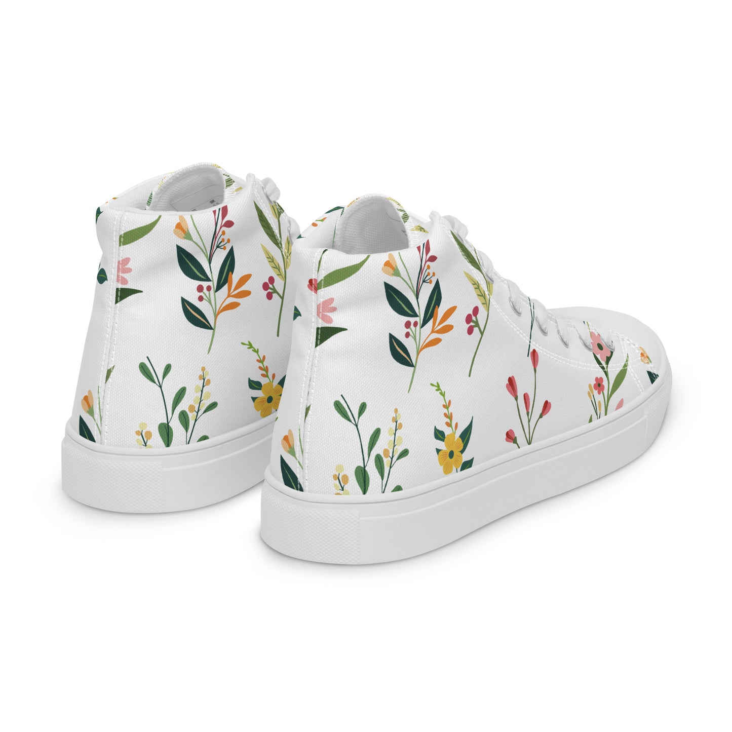 Blossom Breeze High-Top Canvas Sneakers